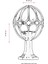 BSU-68081-BSY-M2-KOP Siyah Boyalı Dış Mekan Aydınlatma E27 Aluminyum Akrilik Cam 30cm 3