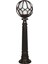 BSU-68081-BSY-M6-BOP Siyah Boyalı Dış Mekan Aydınlatma E27 ABS Polietilen Cam 23cm 2