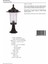 BSU-68082-BSY-K Siyah Boyalı Dış Mekan Aydınlatma E27 Aluminyum Döküm Dip Akrilik Cam 30cm 4