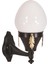 BAP-68087-BSY-OP Sarı/Siyah Boyalı Dış Mekan Aydınlatma E27 Aluminyum Döküm Dip Akrilik Cam 40cm 2