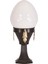 BSU-68087-BSY-KOP Sarı/Siyah Boyalı Dış Mekan Aydınlatma E27 Aluminyum Döküm Dip Akrilik Cam 25cm 2