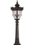 BSU-68089-BSY-BOP Siyah Boyalı Dış Mekan Aydınlatma E27 Aluminyum Döküm Dip Polikarbon Cam 32cm 2