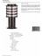 BSU-68128-BSY-K Siyah Boyalı Dış Mekan Aydınlatma E27 Aluminyum Polikarbon Cam 17cm 4