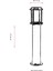 BSU-68130-GR-B Gri Boyalı Dış Mekan Aydınlatma E27 Aluminyum Polikarbon Cam 17cm 3
