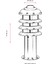 BSU-68131-BSY-K Siyah Boyalı Dış Mekan Aydınlatma E27 Aluminyum Polikarbon Cam 20cm 3