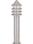 BSU-68133-BBY-B Beyaz Boyalı Dış Mekan Aydınlatma E27 Aluminyum Polikarbon Cam 28cm 2