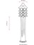 BSU-68133-BBY-B Beyaz Boyalı Dış Mekan Aydınlatma E27 Aluminyum Polikarbon Cam 28cm 3
