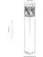 BSU-68144-BSY-M1-B Siyah Boyalı Dış Mekan Aydınlatma E27 Aluminyum Akrilik Cam 12cm 3