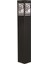 BSU-68144-BSY-M2-B Siyah Boyalı Dış Mekan Aydınlatma E27 Aluminyum Akrilik Cam 12cm 2
