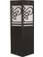 BSU-68144-BSY-M2-K Siyah Boyalı Dış Mekan Aydınlatma E27 Aluminyum Akrilik Cam 12cm 2
