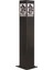 BSU-68144-BSY-M4-B Siyah Boyalı Dış Mekan Aydınlatma E27 Aluminyum Akrilik Cam 12cm 2
