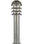 BSU-68145-GR-B Gri Boyalı Dış Mekan Aydınlatma E27 Aluminyum Polikarbon Cam 18cm 2