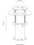 BSU-68147-BSY-K Siyah Boyalı Dış Mekan Aydınlatma E27 Aluminyum Polikarbon Cam 25cm 3