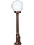 BSU-68160-BKR-M2-BOP Kahverengi Boyalı Dış Mekan Aydınlatma E27 ABS Polietilen Cam 20cm 2
