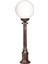 BSU-68160-BKR-M3-BOP Kahverengi Boyalı Dış Mekan Aydınlatma E27 ABS Polietilen Cam 25cm 2
