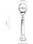 BSU-68160-BSY-M2-B Siyah Boyalı Dış Mekan Aydınlatma E27 ABS Akrilik Cam 25cm 3