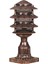 BSU-68173-BKR Kahverengi Boyalı Dış Mekan Aydınlatma E27 ABS Polikarbon Cam 16cm 2