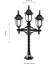 BSU-68177-3BKR Kahverengi Boyalı Dış Mekan Aydınlatma E27 Çelik Boru ABS Polikarbon Cam 50cm 3