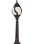 BSU-68182-BSY-M2-B Siyah Boyalı Dış Mekan Aydınlatma E27 ABS Akrilik Cam 30cm 2
