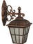 BAP-68183-BKR-M1 Kahverengi Boyalı Dış Mekan Aydınlatma E27 ABS Polikarbon Cam 28x20cm 2