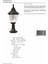 BSU-68186-BSY-M3-K Siyah Boyalı Dış Mekan Aydınlatma E27 ABS Polikarbon Cam 26cm 4