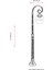 BSU-68187-1BSY-M1-B Siyah Boyalı Dış Mekan Aydınlatma E27 Aluminyum ABS Akrilik Cam 35cm 3