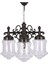 BFE-68189-4BSY Siyah Boyalı Dış Mekan Aydınlatma E27 ABS Akrilik Cam 55cm 2