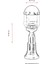 BSU-68198-BSY-M1-K Siyah Boyalı Dış Mekan Aydınlatma E27 ABS Akrilik Cam 17cm 3