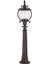 BSU-68205-BSY-B Siyah Boyalı Dış Mekan Aydınlatma E27 ABS Akrilik Cam 25cm 2