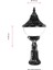 BSU-68207-BKR-M2 Kahverengi Boyalı Dış Mekan Aydınlatma E27 ABS Polikarbon Cam 27cm 3