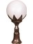 BSU-68209-BKR-M2 Kahverengi Boyalı Dış Mekan Aydınlatma E27 ABS Polietilen Cam 25cm 2
