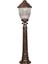 BSU-68210-BKR-B Kahverengi Boyalı Dış Mekan Aydınlatma E27 ABS Polikarbon Cam 23cm 2