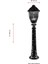 BSU-68210-BKR-B Kahverengi Boyalı Dış Mekan Aydınlatma E27 ABS Polikarbon Cam 23cm 3