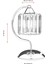 ML-65244-1K Krom Kaplama Masa Lambası E27 Metal Kristal 20x25cm 3