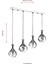 AV-60161-4KY Krom Kaplama Modern Avize E27 Metal Cam 70x13cm 4