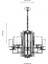 AV-60190-5K Krom Kaplama Modern Avize E27 Metal Cam 70cm 3