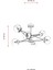 AV-60221-6E Eskitme Kaplama Modern Avize E27 Metal Cam 80cm 6