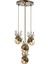 AV-60218-4ET Eskitme Kaplama Modern Avize E27 Metal Cam 40cm 2