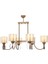 AV-65218-6E-YM Eskitme Kaplama Modern Avize E27 Metal Cam 85x57cm 2