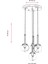 AV-60216-4ET Eskitme Kaplama Modern Avize E27 Metal Cam 40cm 4
