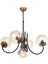 AV-65217-5BSY Eskitme/Siyah Boyalı Modern Avize E27 Metal Cam 60cm 2