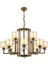 AV-60190-12E Eskitme Kaplama Modern Avize E27 Metal Cam 105cm 2