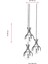 AV-60161-3ET Eskitme Kaplama Modern Avize E27 Metal Cam 40cm 4