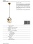 AV-60215-1E Eskitme Kaplama Modern Avize E27 Metal Cam 15cm 5