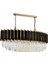 AV-60225-E110X35 Eskitme Kaplama Modern Avize E27 Metal Kristal 110x35cm 2