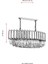 AV-60225-E110X35 Eskitme Kaplama Modern Avize E27 Metal Kristal 110x35cm 4