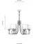 AV-65218-6E Eskitme Kaplama Modern Avize E27 Metal Cam 70cm 3