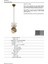 AV-60218-1E Eskitme Kaplama Modern Avize E27 Metal Cam 15cm 5