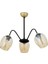 AV-65238-3BSY Siyah Boyalı Modern Avize E27 Metal Cam 60cm 2