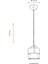 AV-60193-1BSY Siyah Boyalı Modern Avize E27 Metal Cam 15cm 3